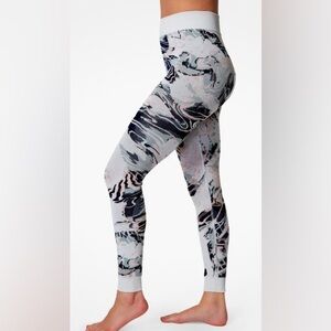 NEW Sweaty Betty Glacier Mountain Jacquard Base Layer Leggings